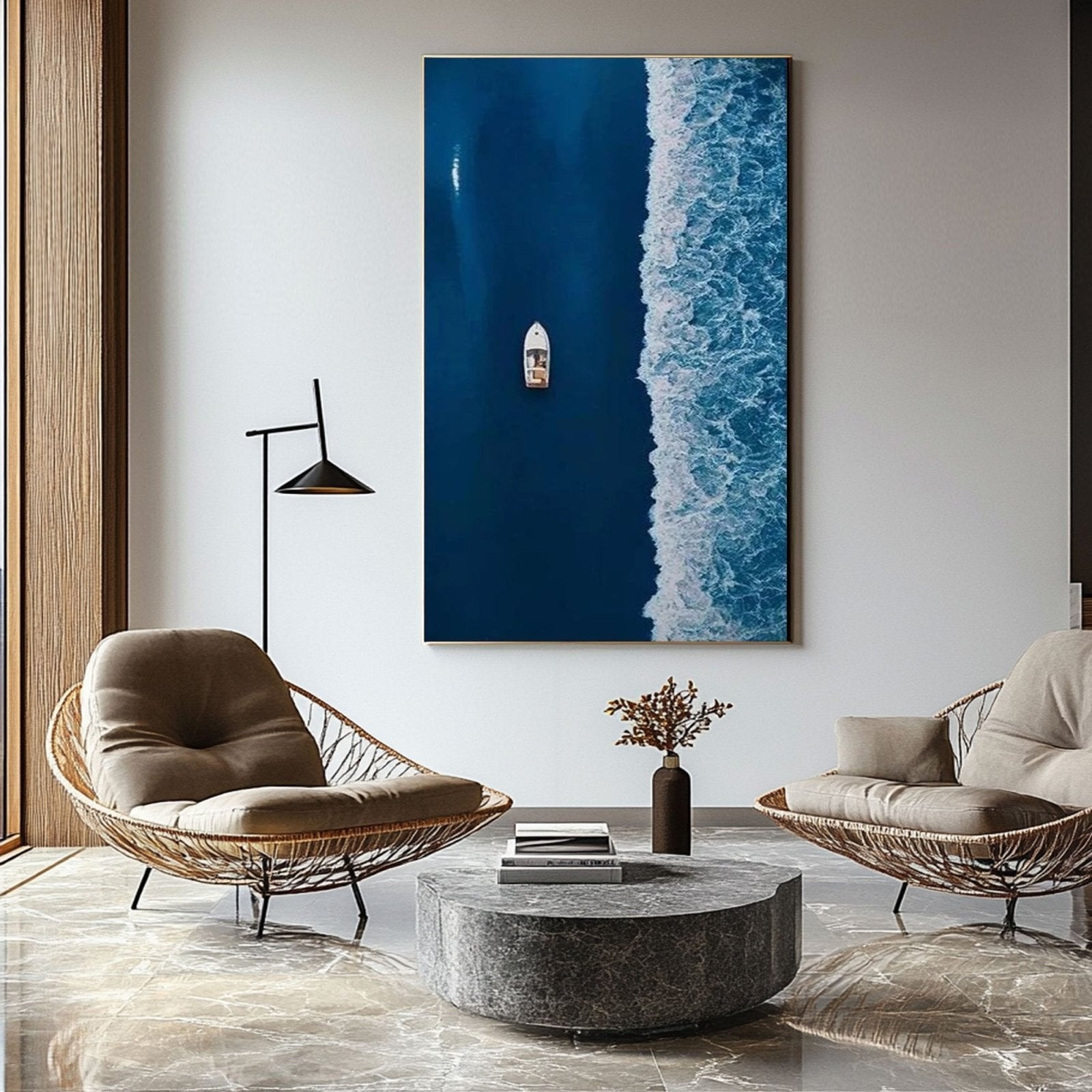 Abstract Painting "Silencio en Movimiento"