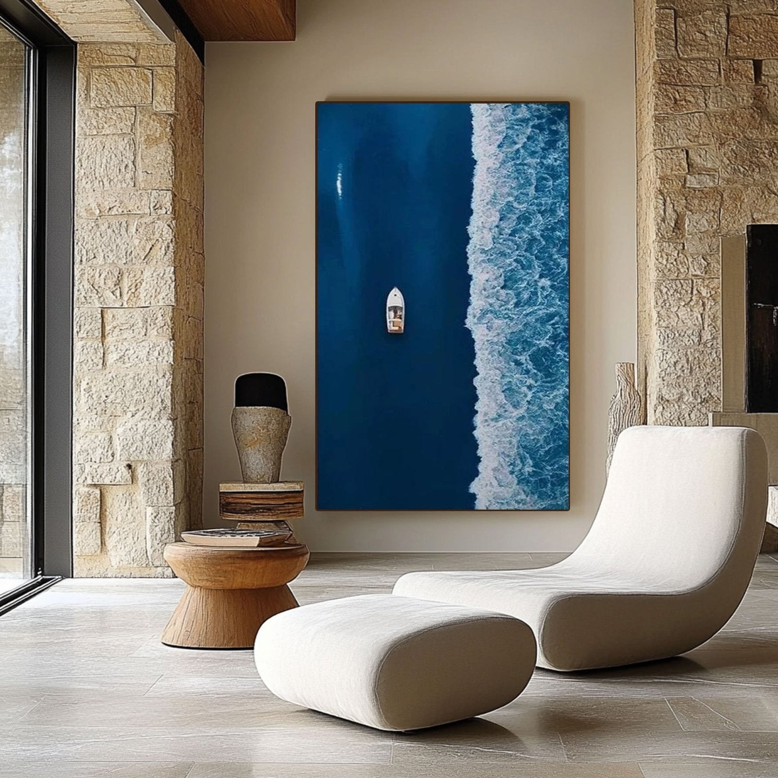 Abstract Painting "Silencio en Movimiento"
