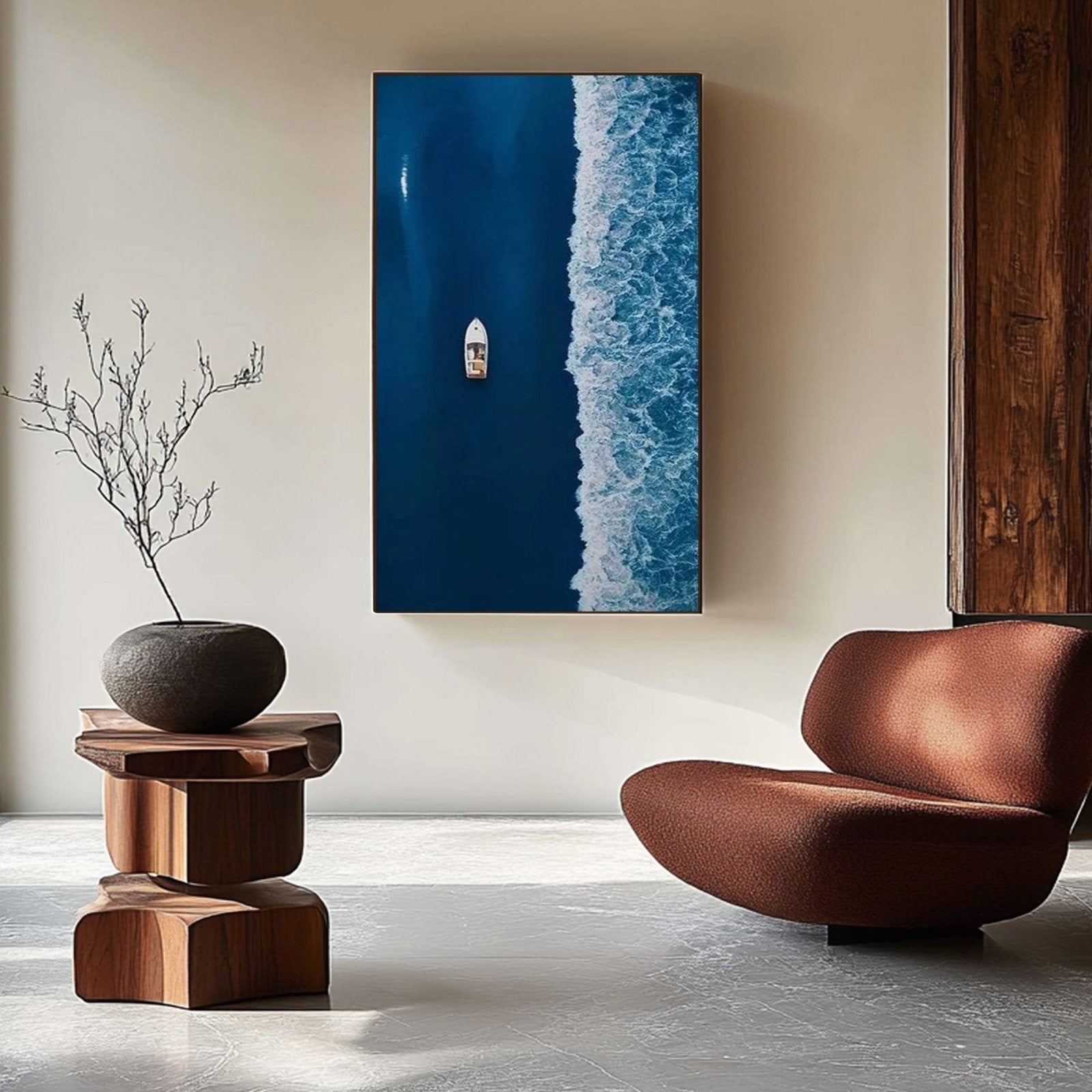 Abstract Painting "Silencio en Movimiento"