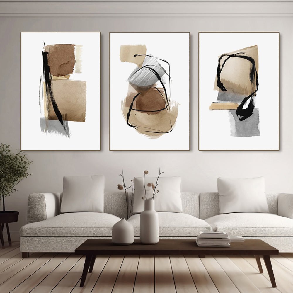 Abstract Painting "Silencio Trazado"