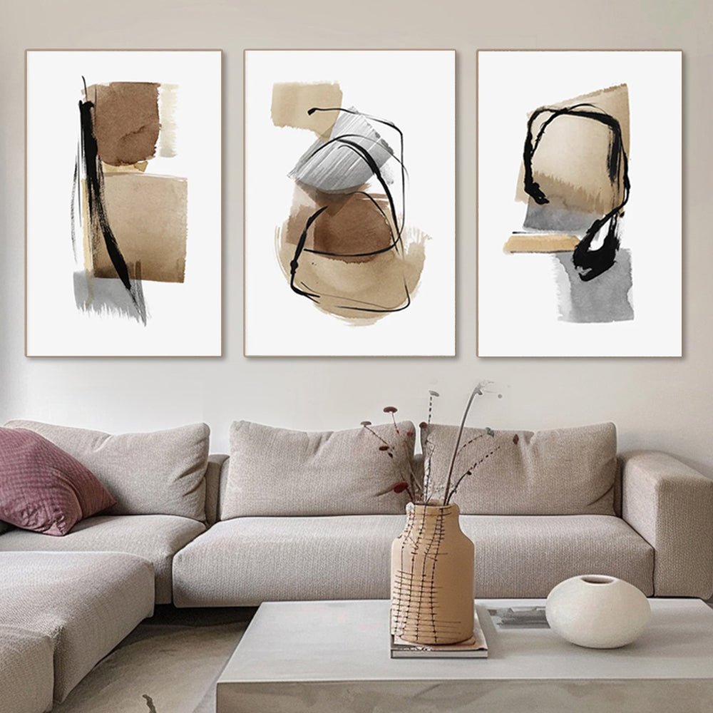 Abstract Painting "Silencio Trazado"