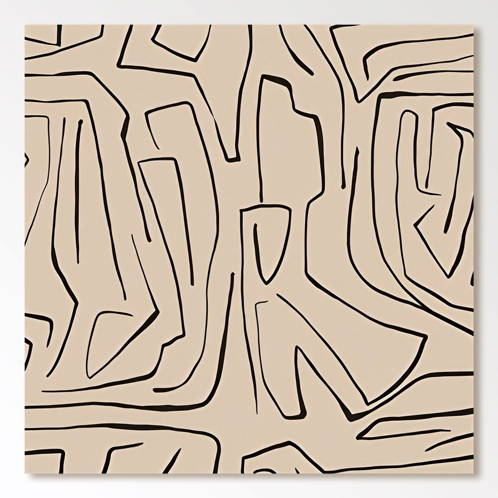 Abstract Painting "Silent Contrast"