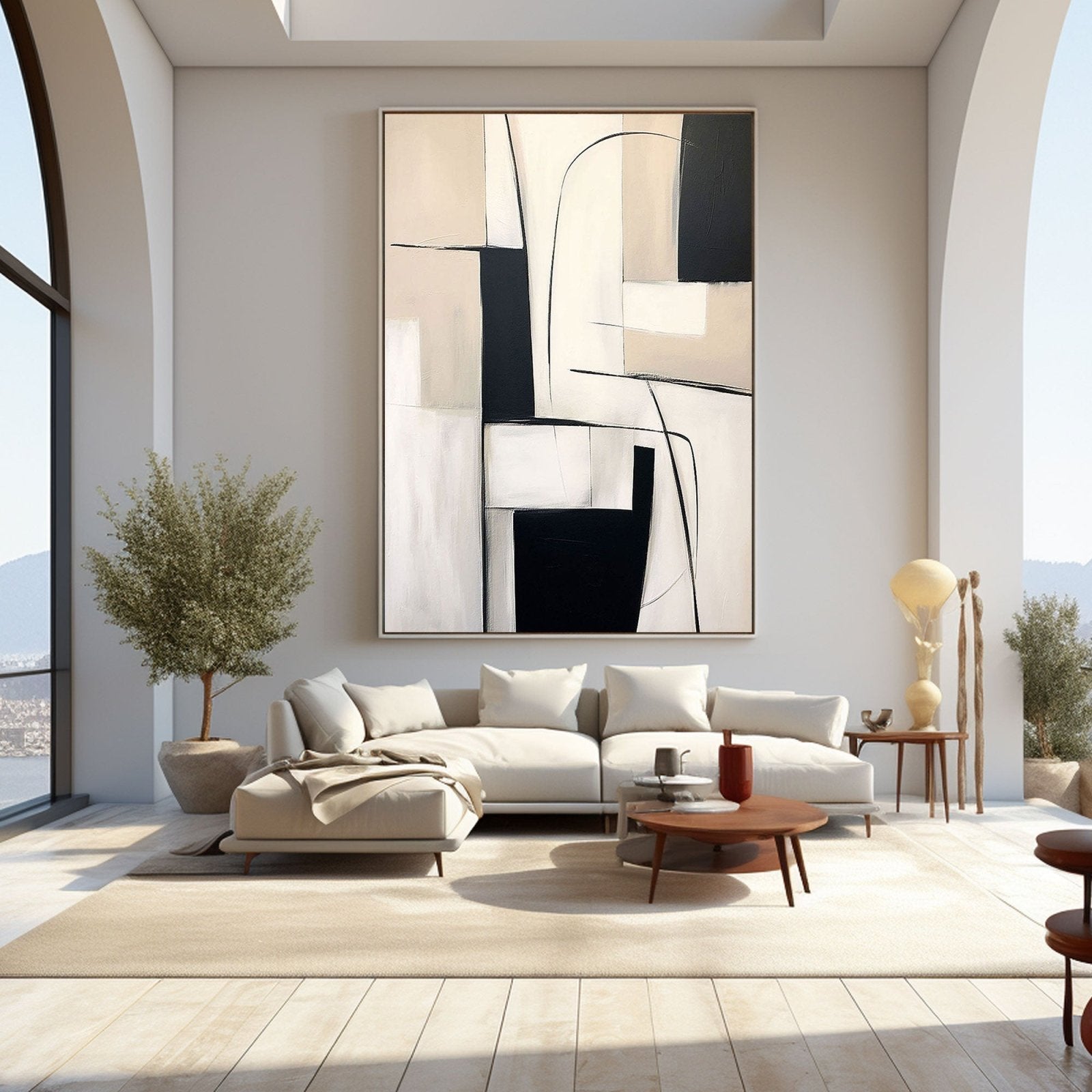 Abstract Painting "Silent Conversations"