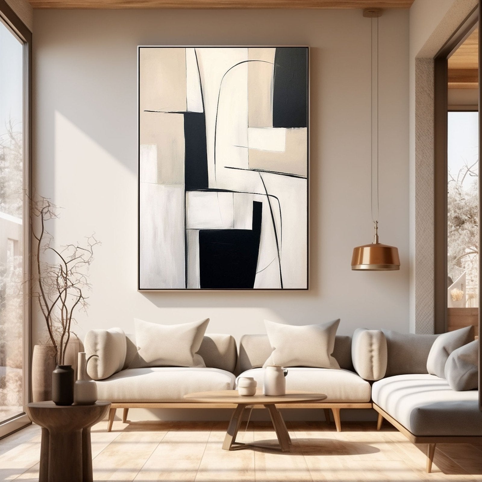 Abstract Painting "Silent Conversations"