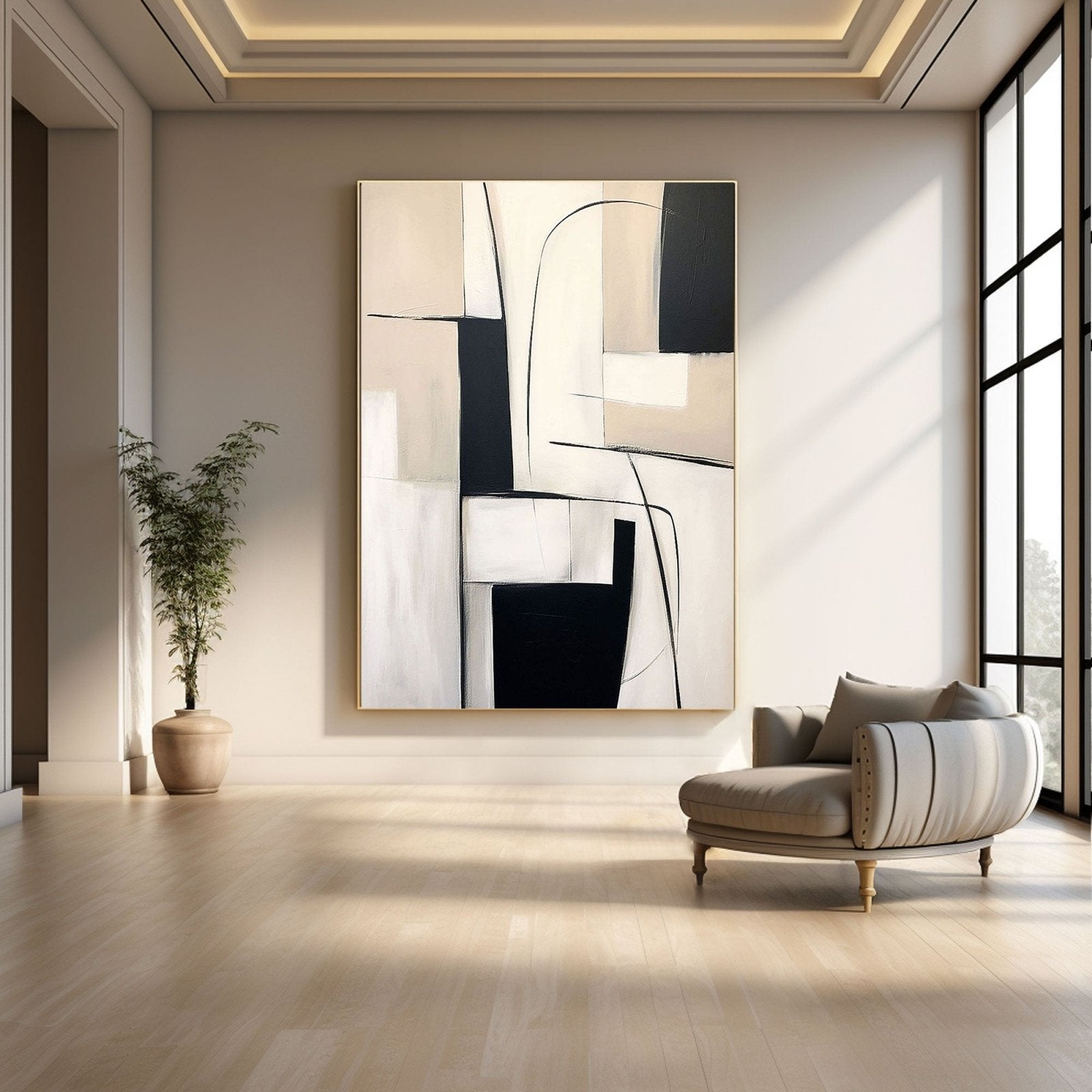 Abstract Painting "Silent Conversations"