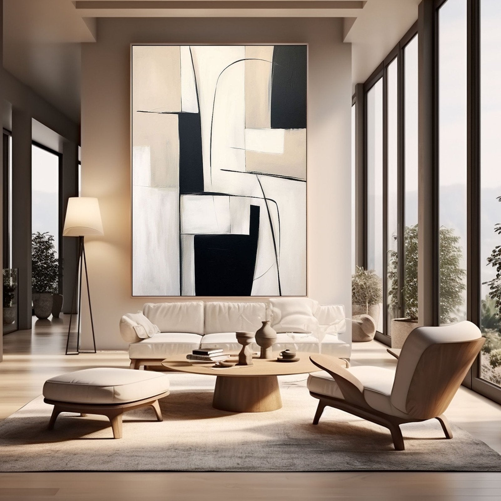 Abstract Painting "Silent Conversations"