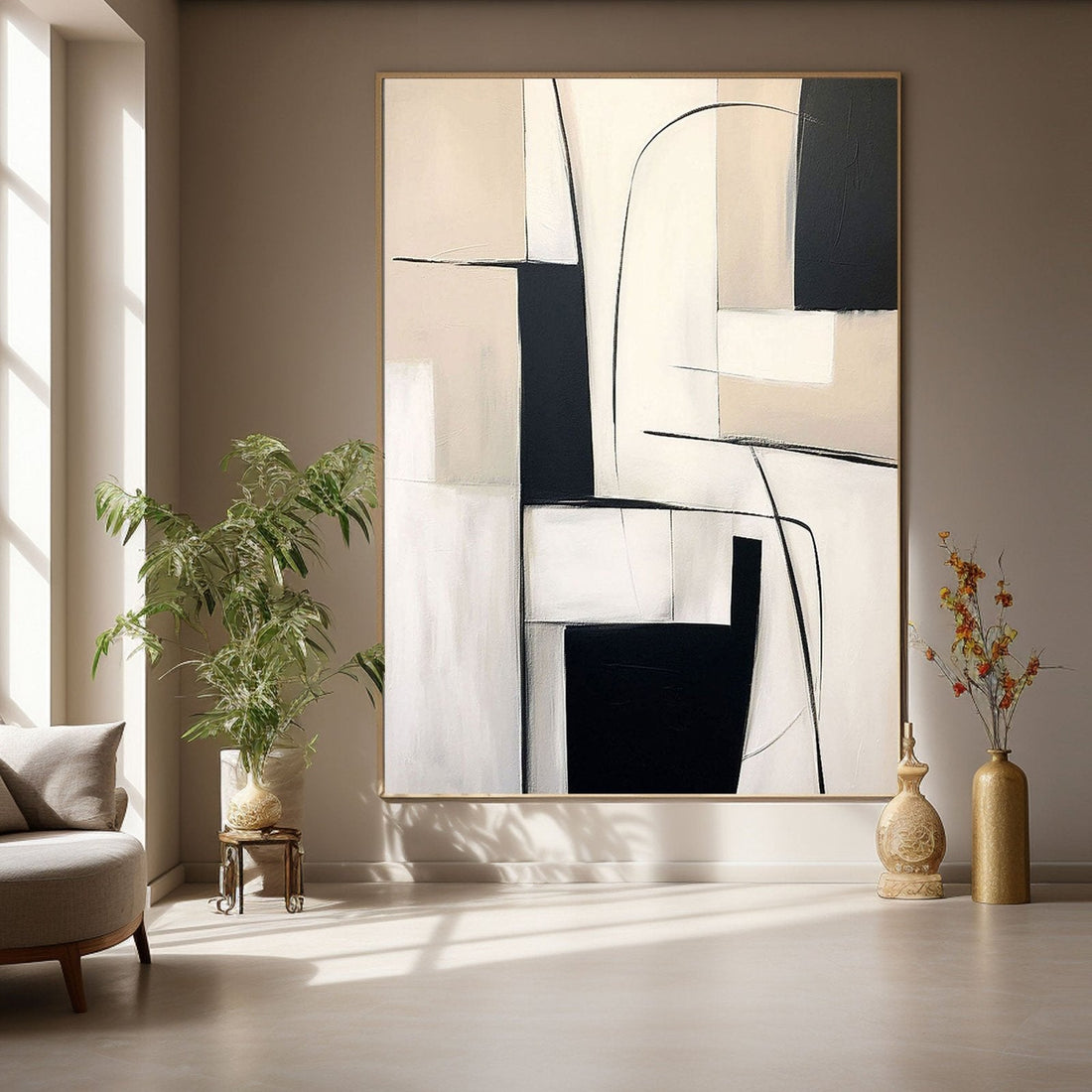 Abstract Painting "Silent Conversations"