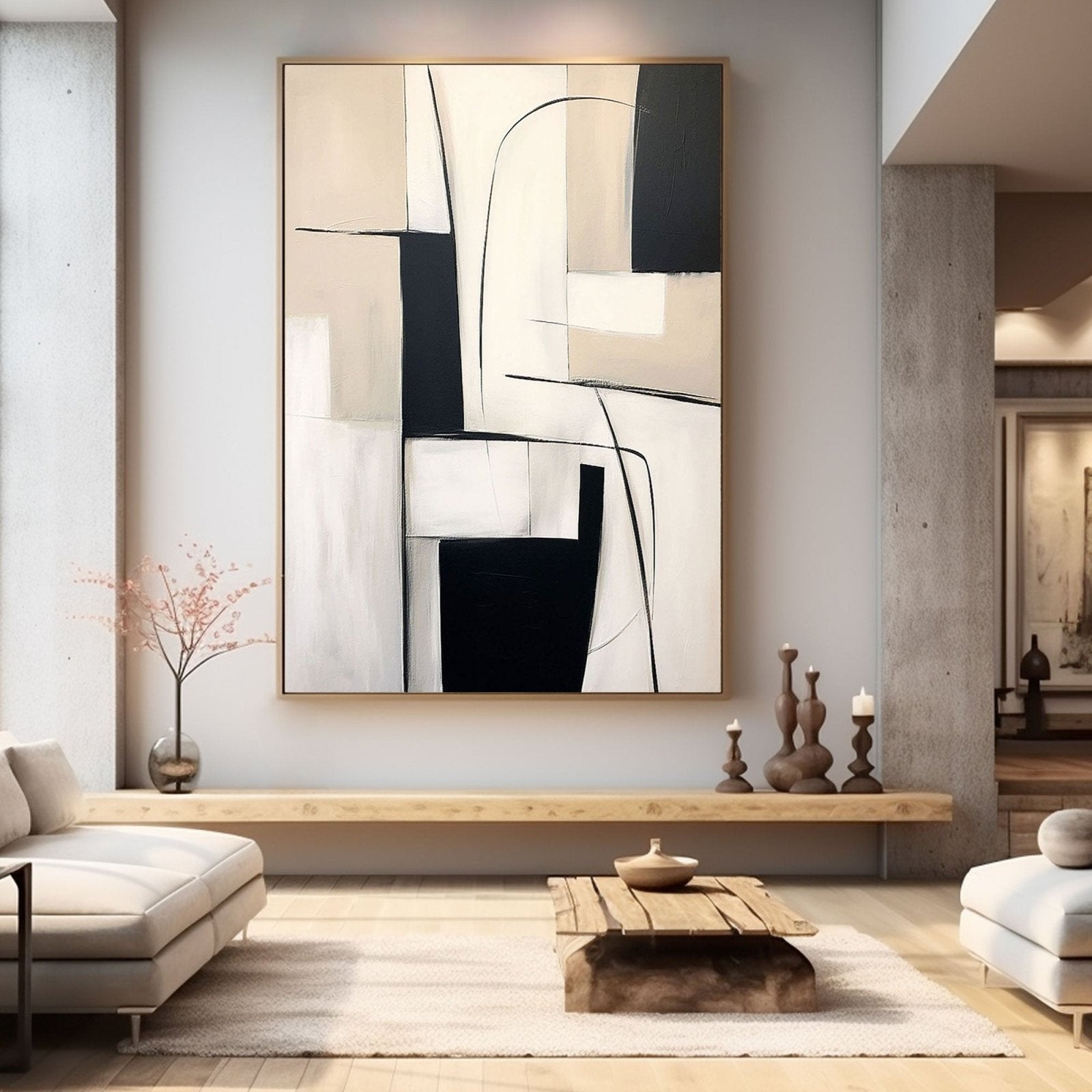 Abstract Painting "Silent Conversations"