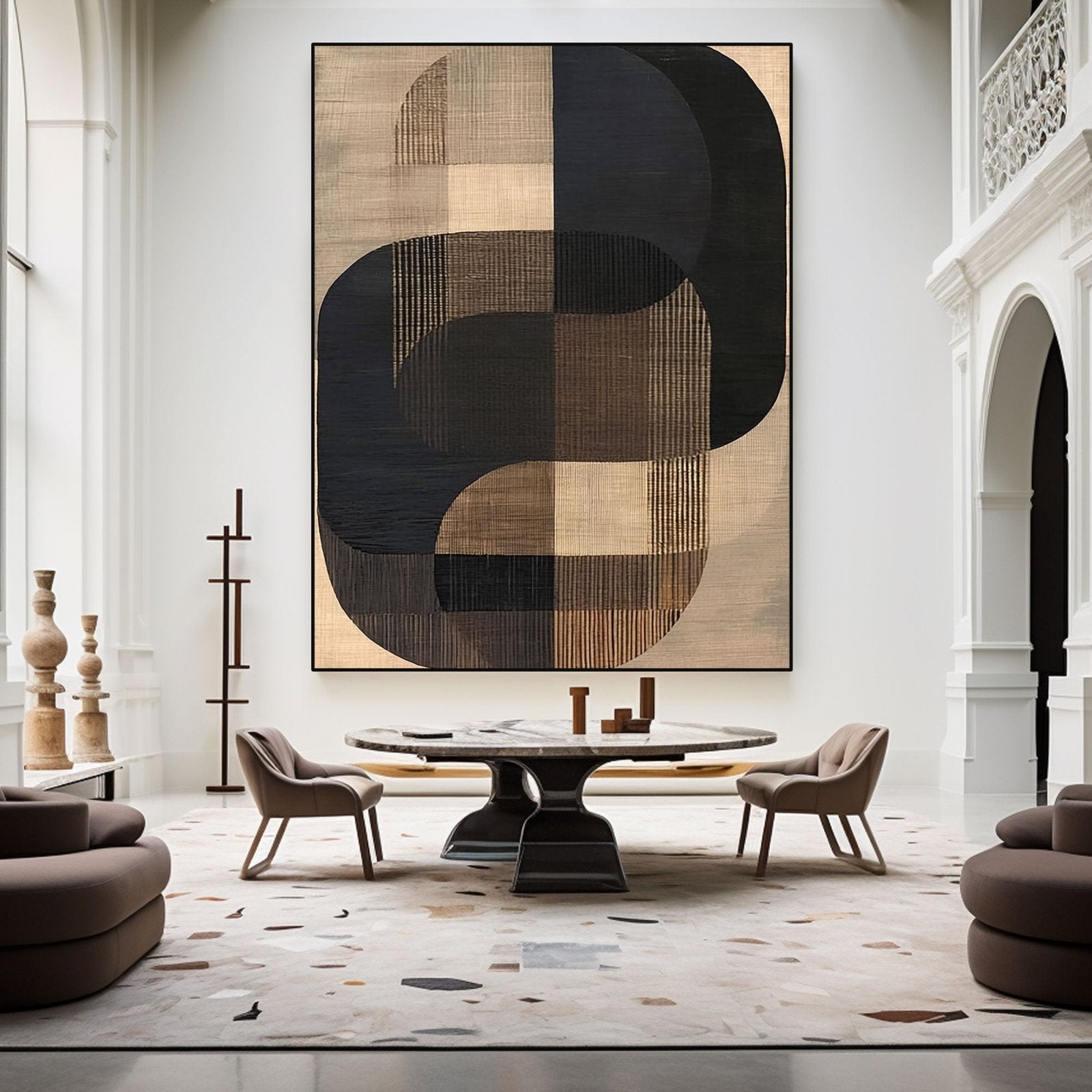 Abstract Painting "Silent Rhythm"