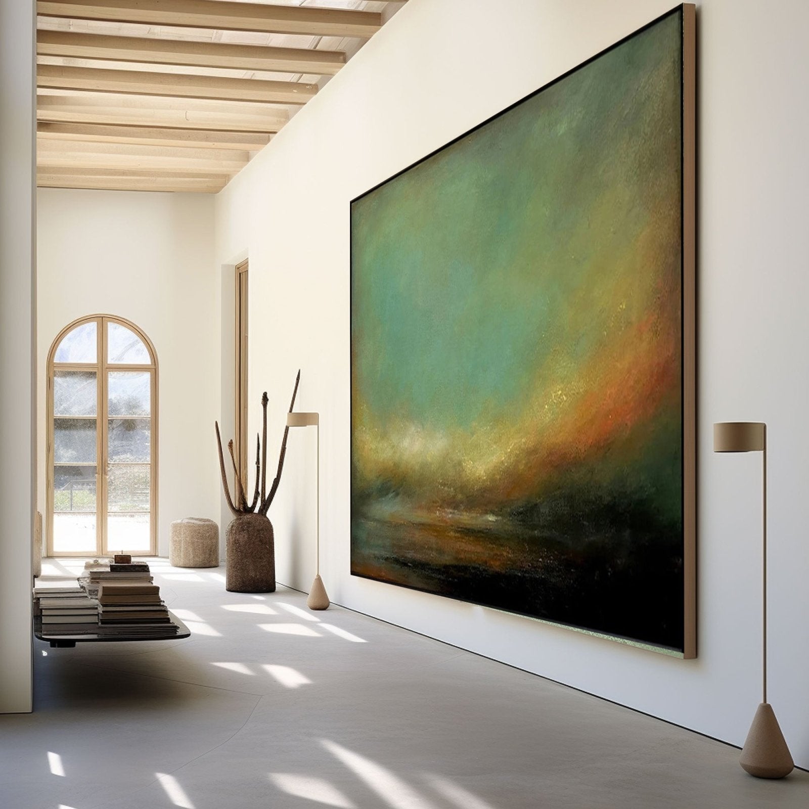 Abstract Painting "Síorghrá Dóchais"