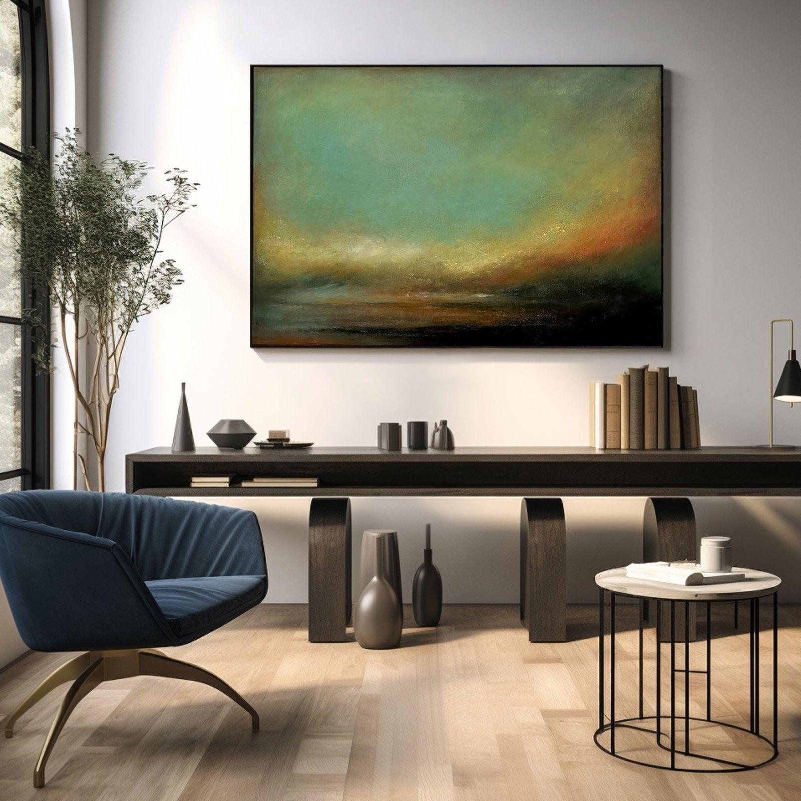 Abstract Painting "Síorghrá Dóchais"