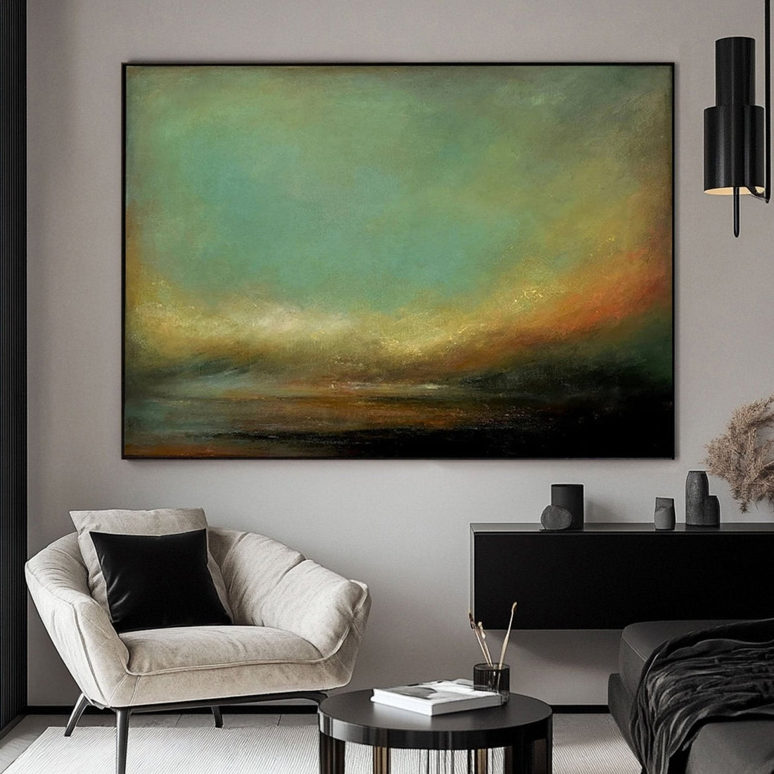 Abstract Painting "Síorghrá Dóchais"