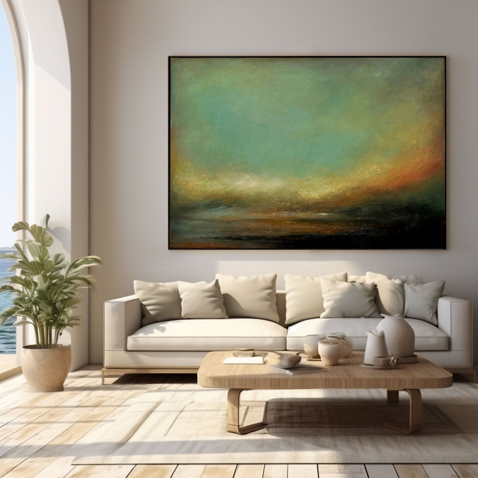 Abstract Painting "Síorghrá Dóchais"