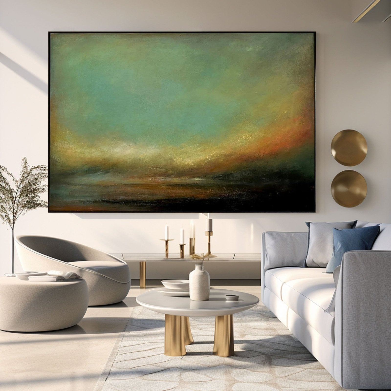 Abstract Painting "Síorghrá Dóchais"