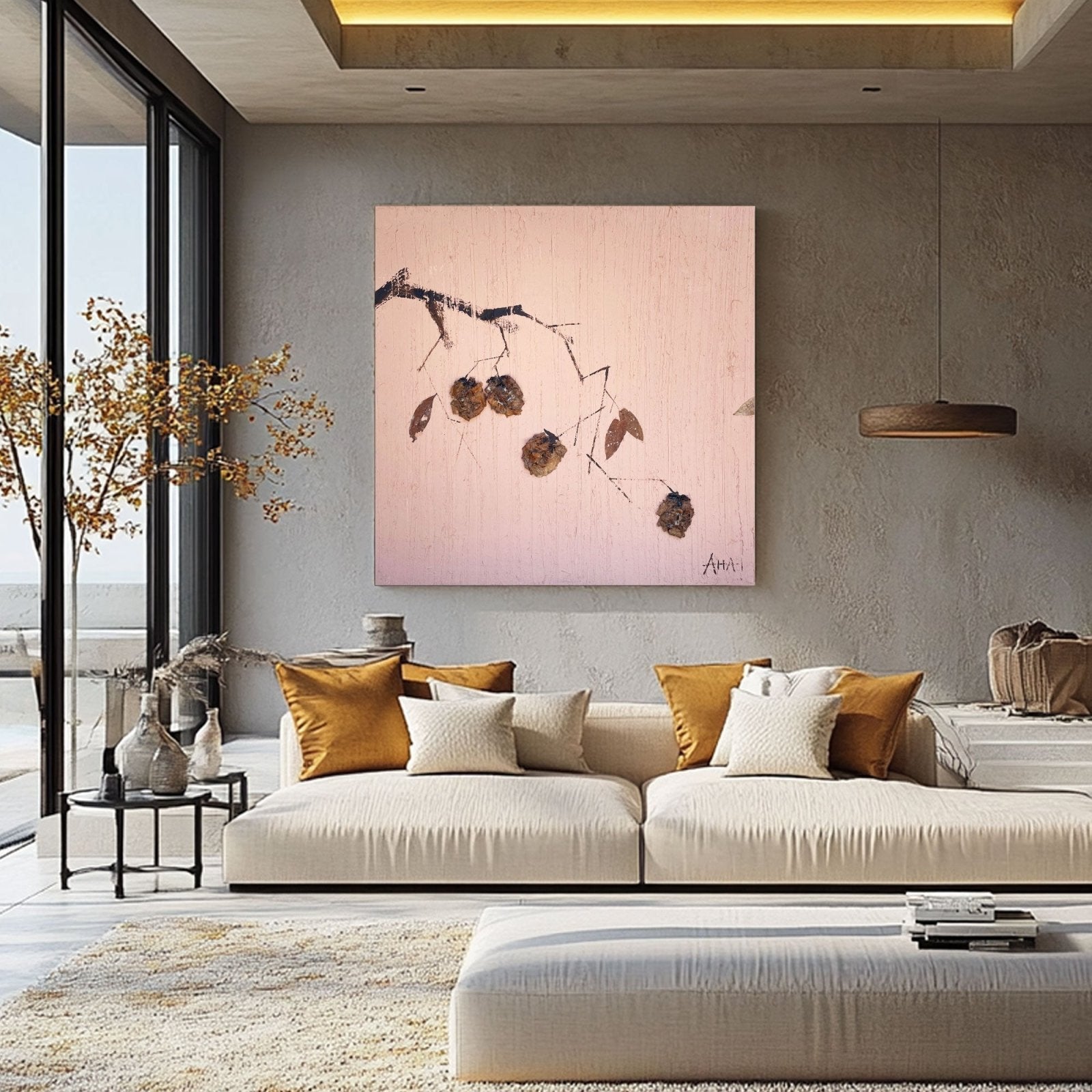 Abstract Painting "Skogens Minne”