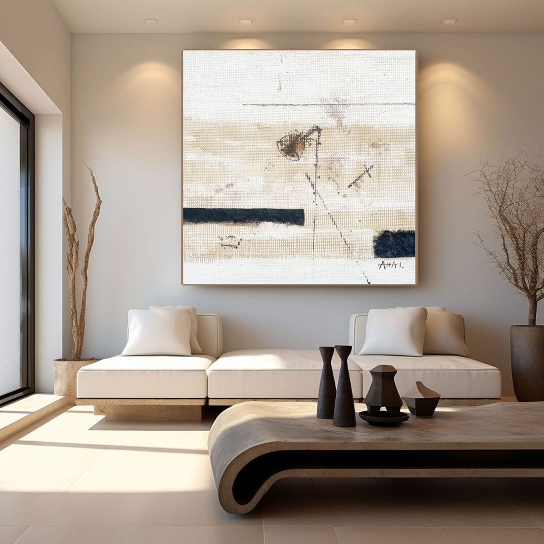 Abstract Painting "Skryté Spisy”