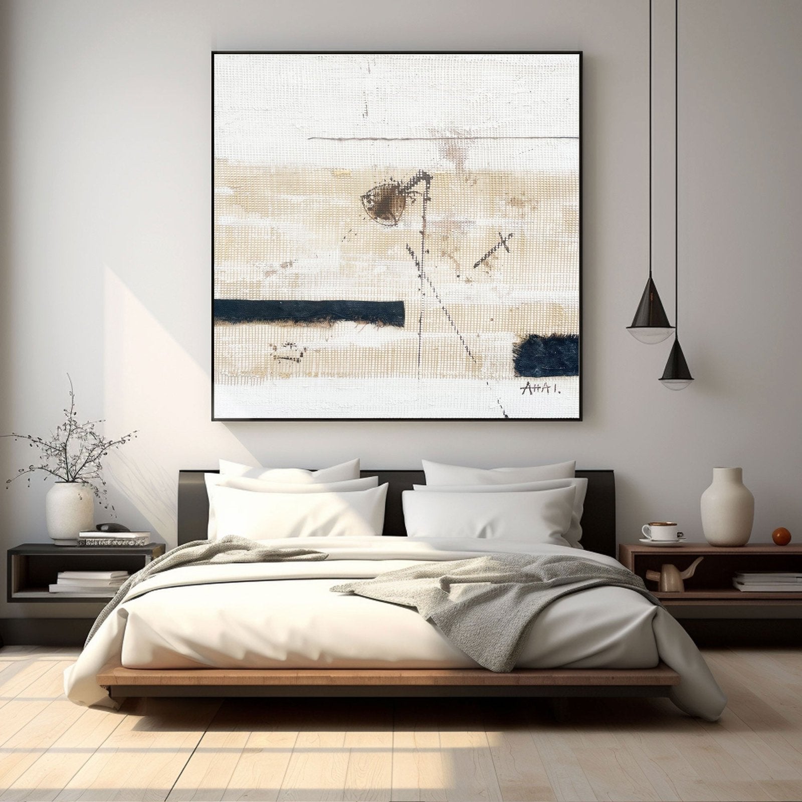 Abstract Painting "Skryté Spisy”