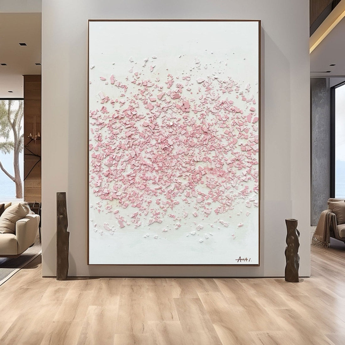 Abstract Painting "Smulor av Dröm”