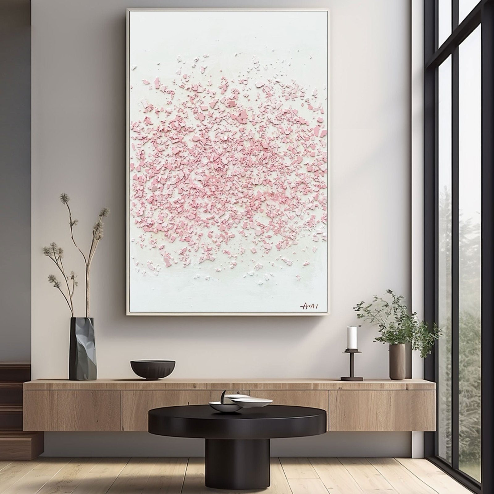 Abstract Painting "Smulor av Dröm”