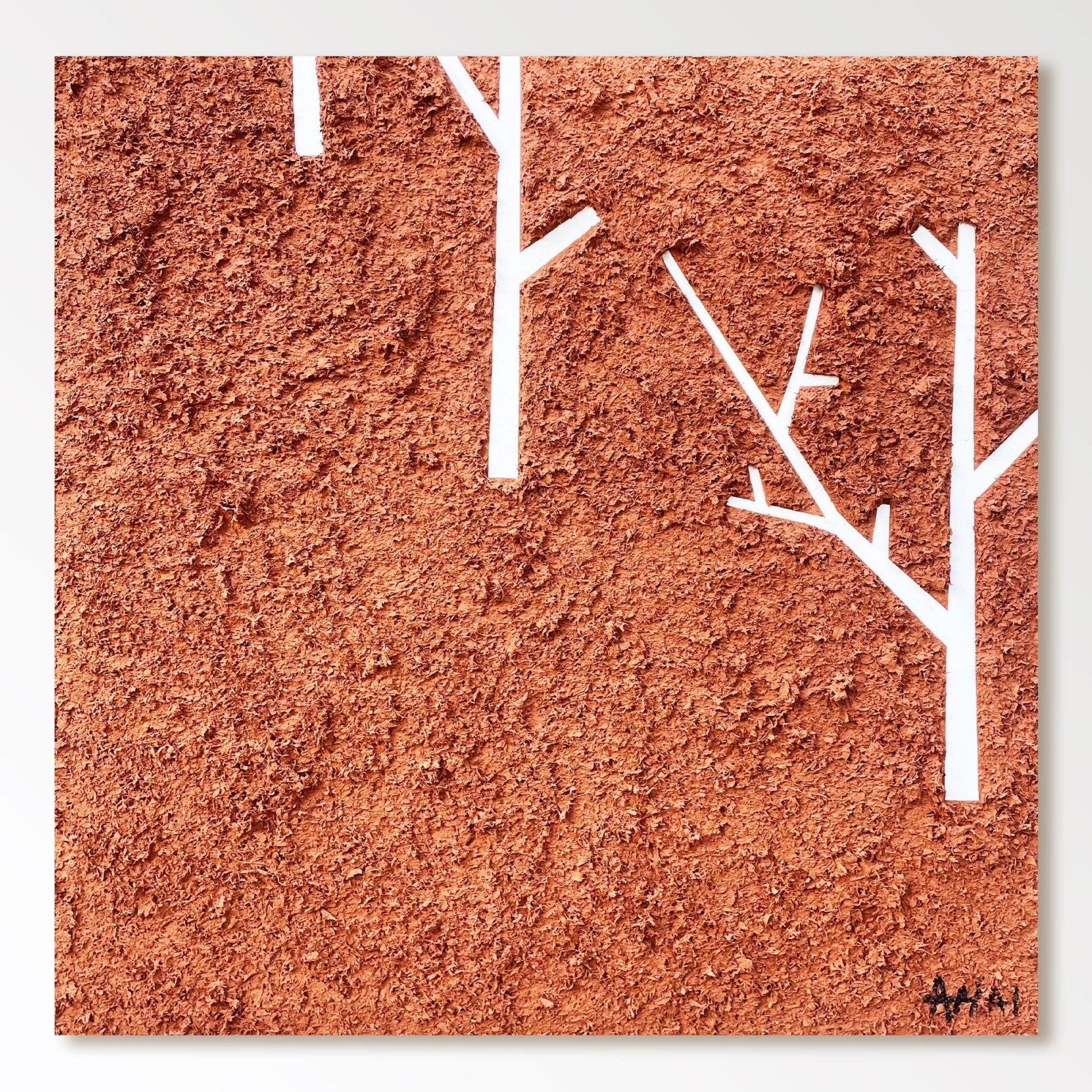 Abstract Painting "Stromy v Púšti”