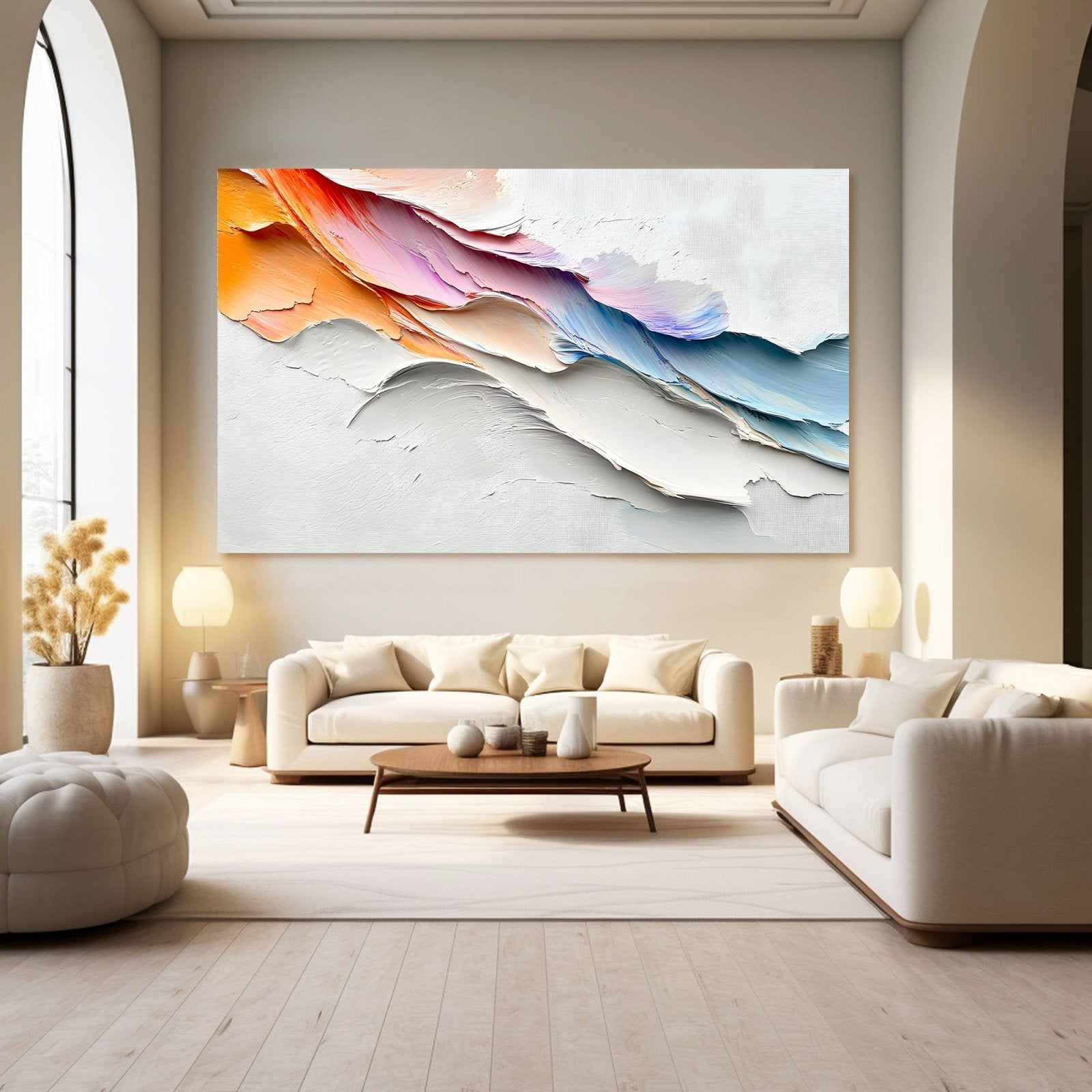 Abstract Painting "Suavidad de la Vida"