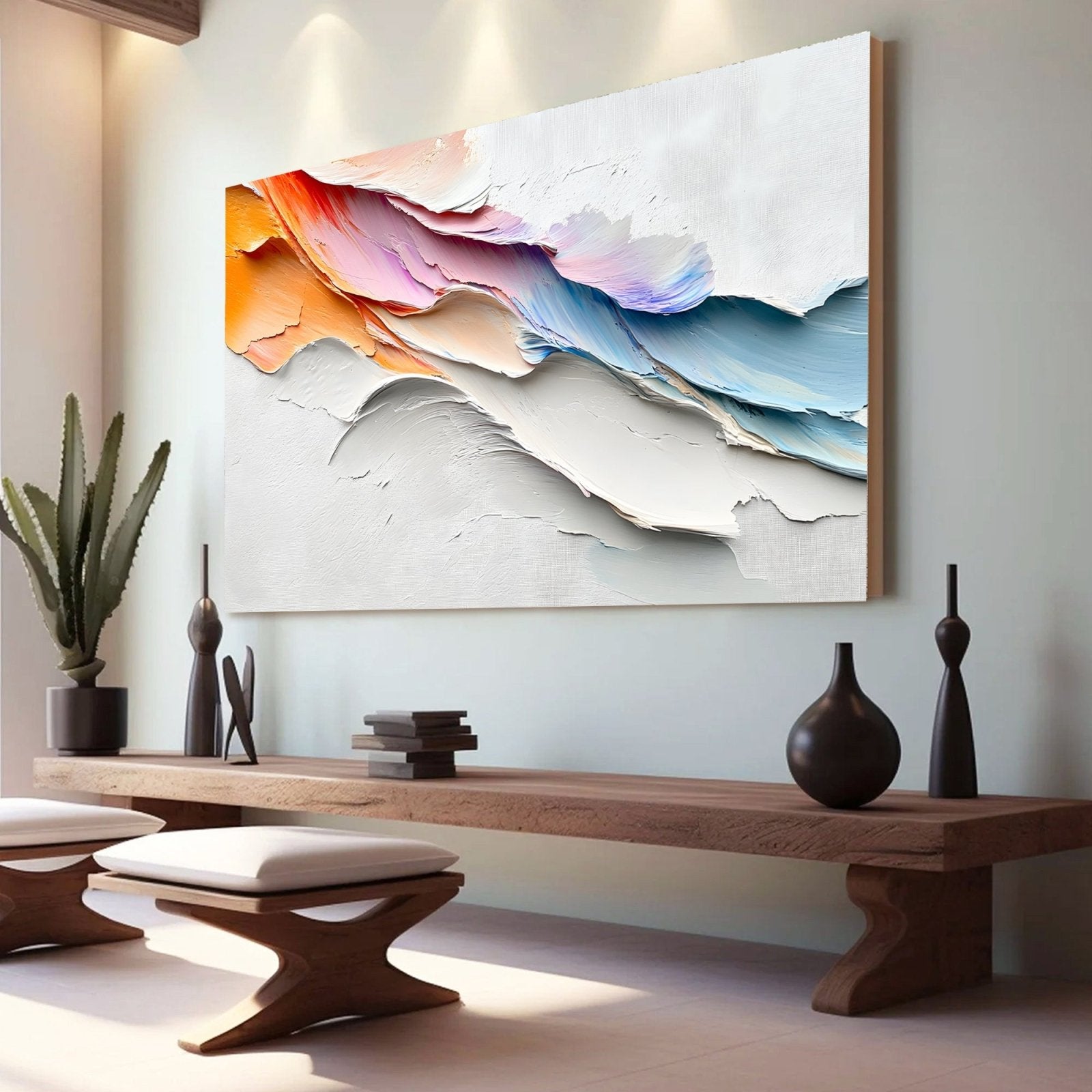 Abstract Painting "Suavidad de la Vida"