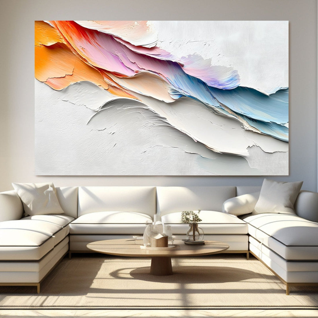 Abstract Painting "Suavidad de la Vida"
