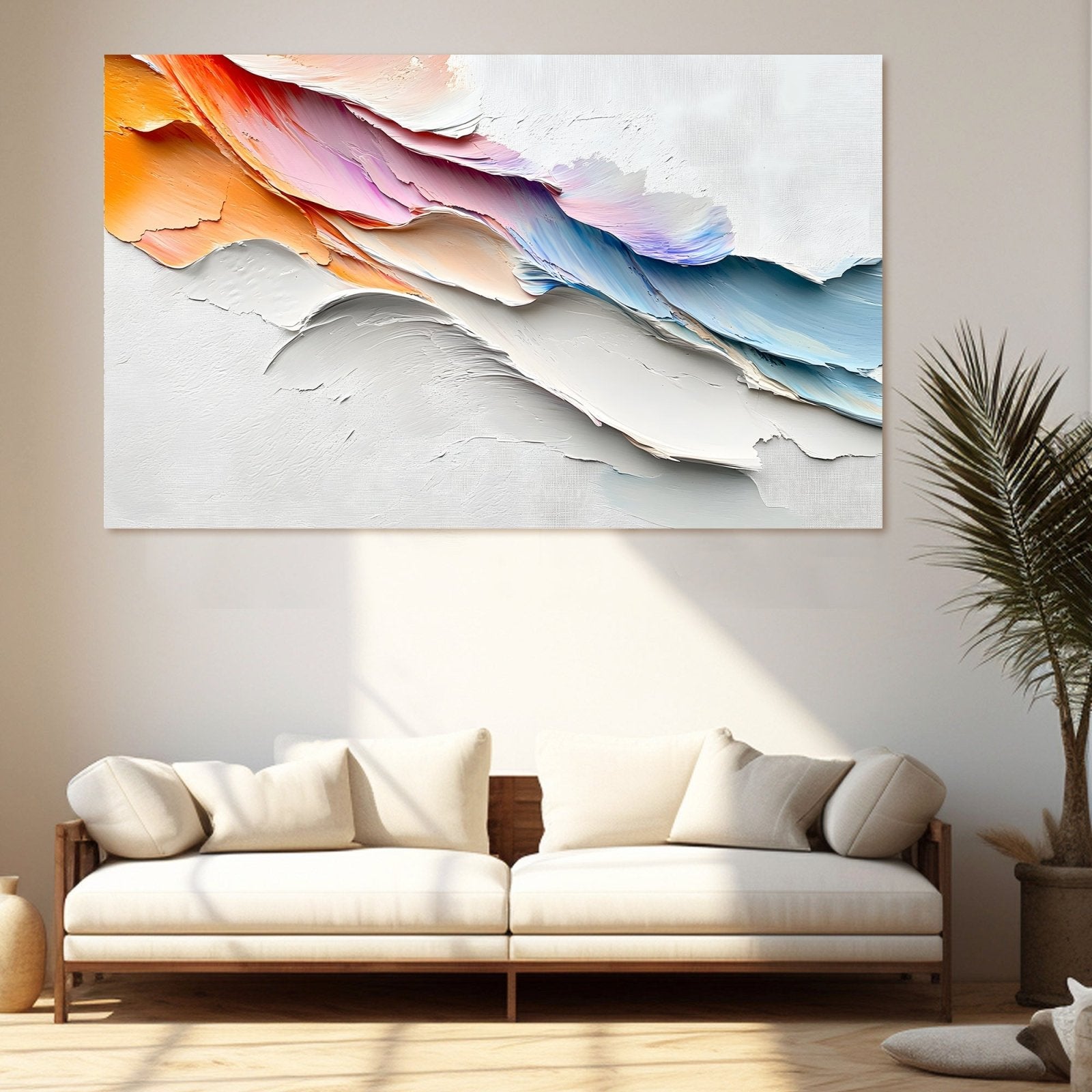 Abstract Painting "Suavidad de la Vida"