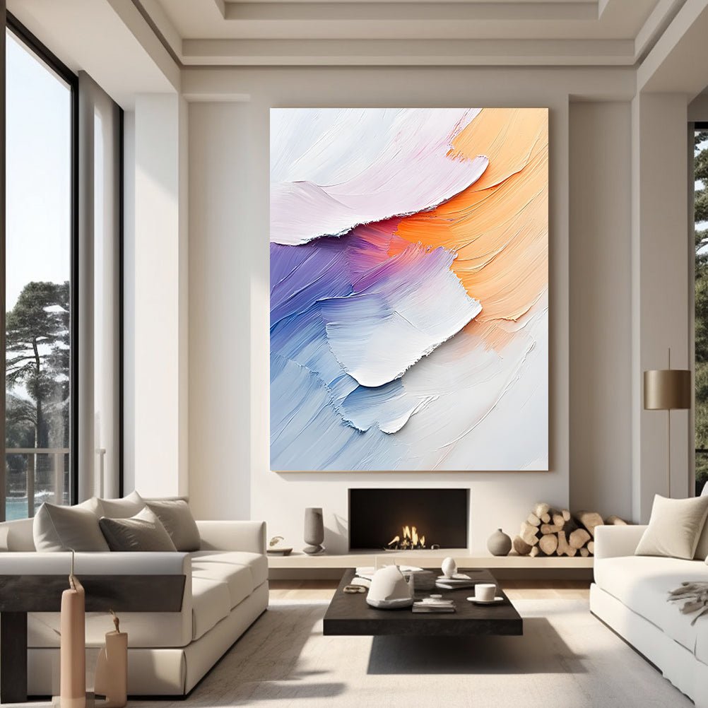Abstract Painting "Suavidad de Tintes”