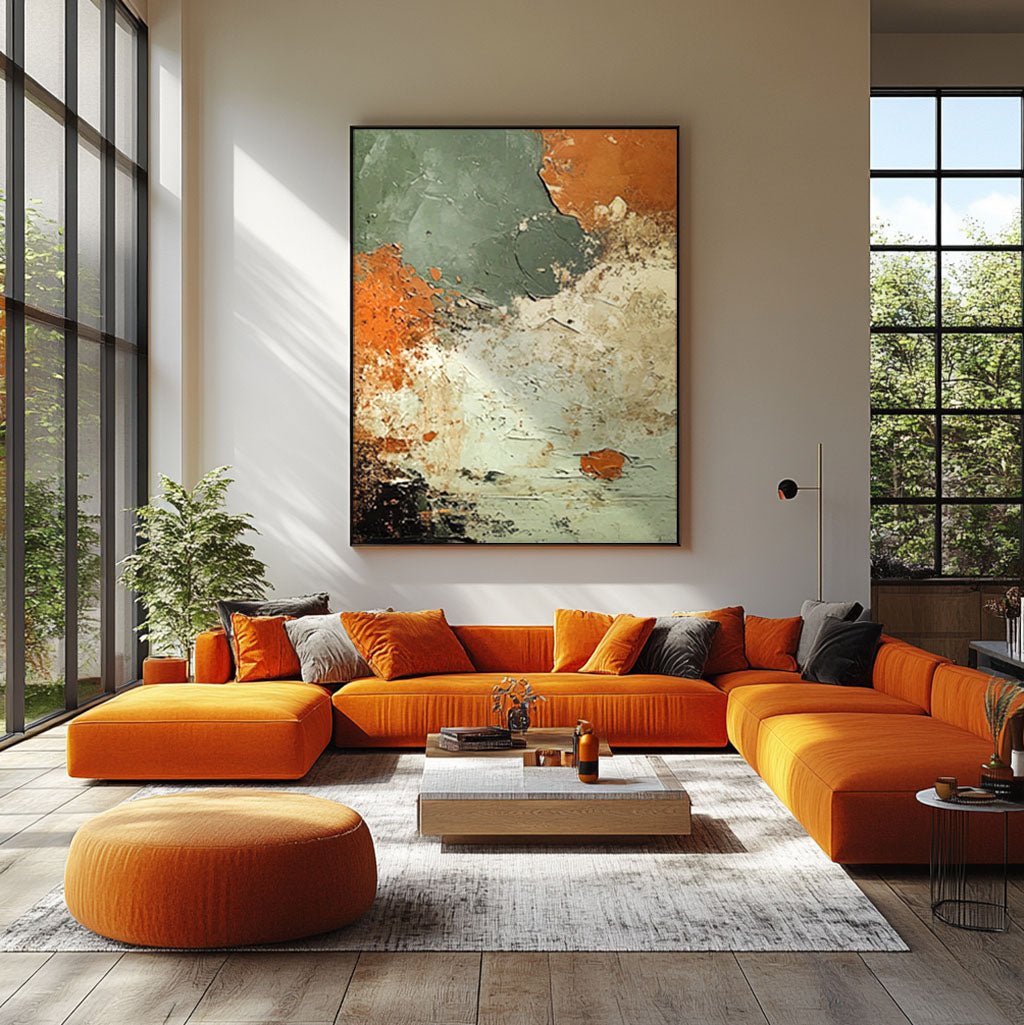 Abstract Painting "Terre Ancienne"