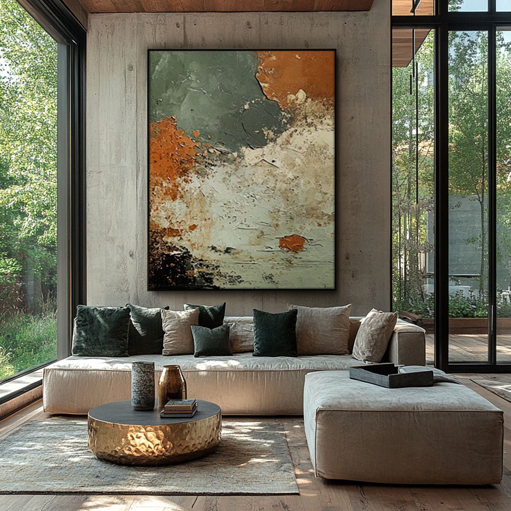 Abstract Painting "Terre Ancienne"