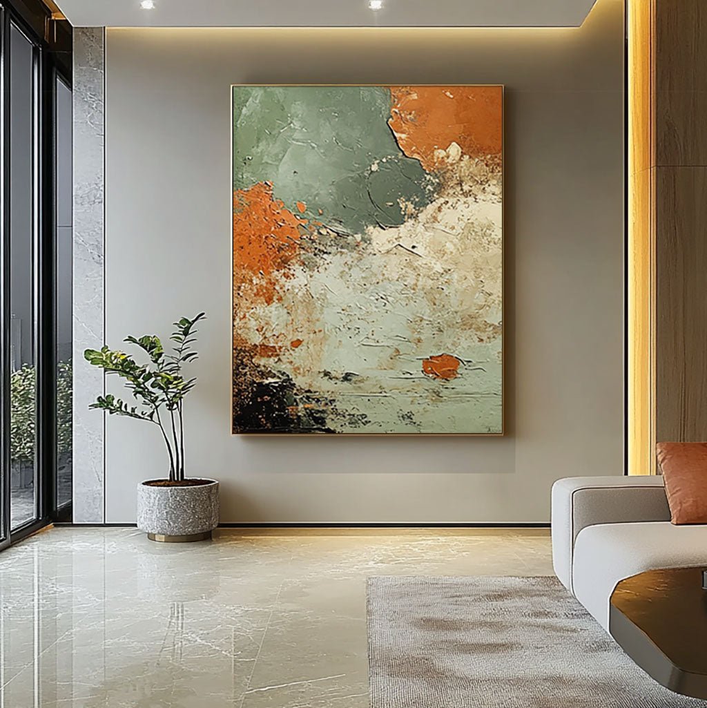 Abstract Painting "Terre Ancienne"