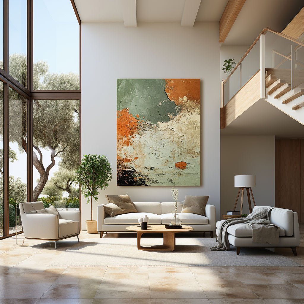 Abstract Painting "Terre Ancienne"