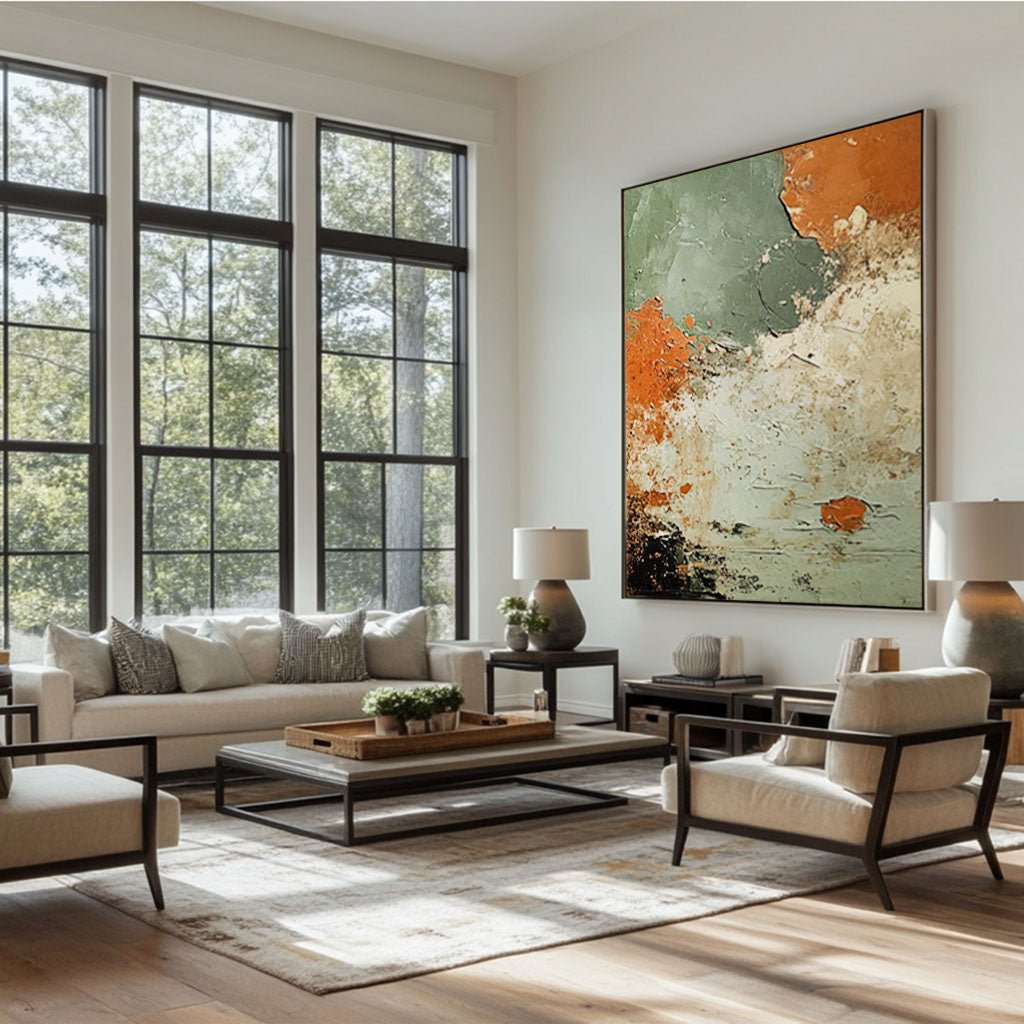 Abstract Painting "Terre Ancienne"