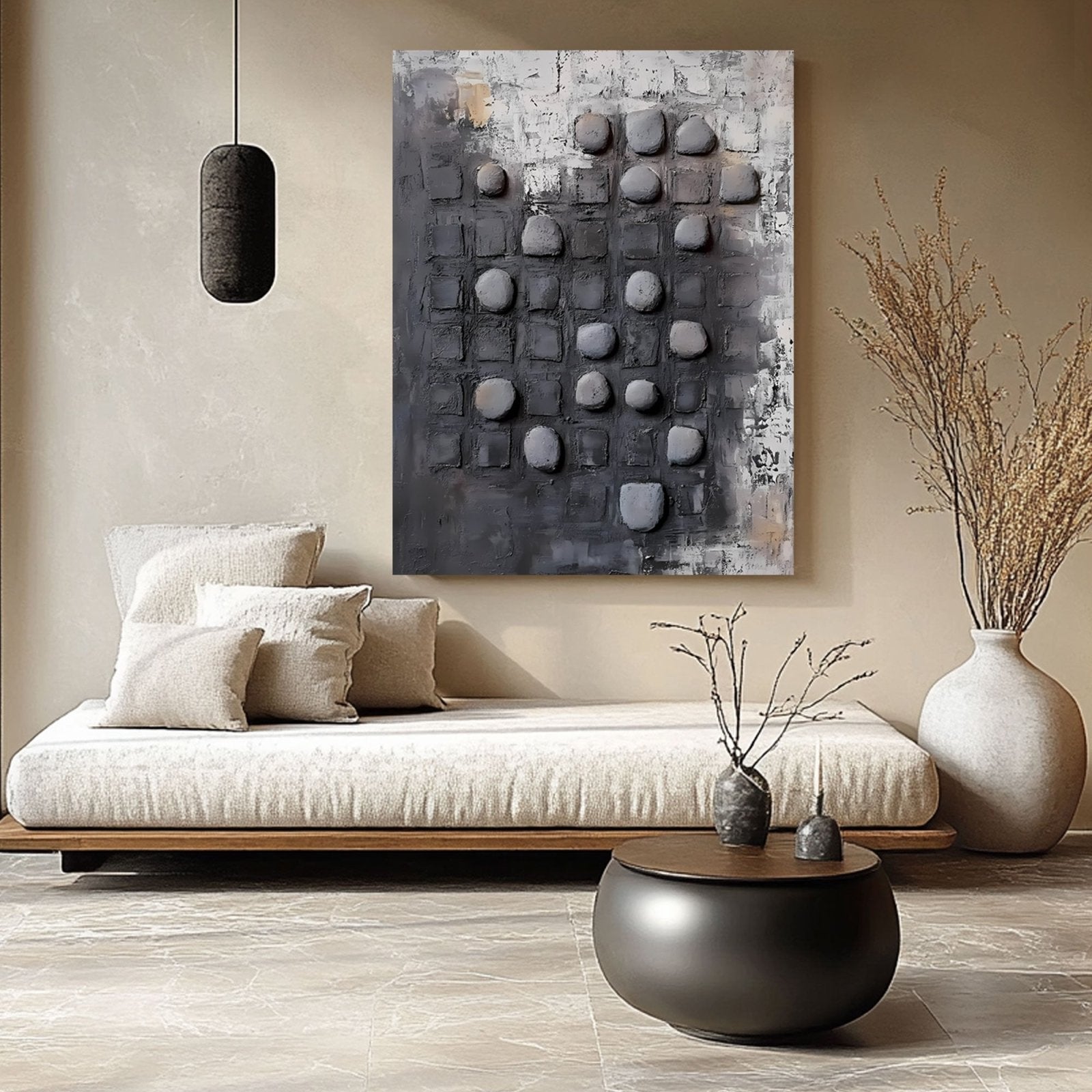 Abstraktes Gemälde „Textura Abstracta“