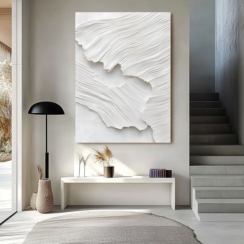Abstract Painting "Textura Blanca”