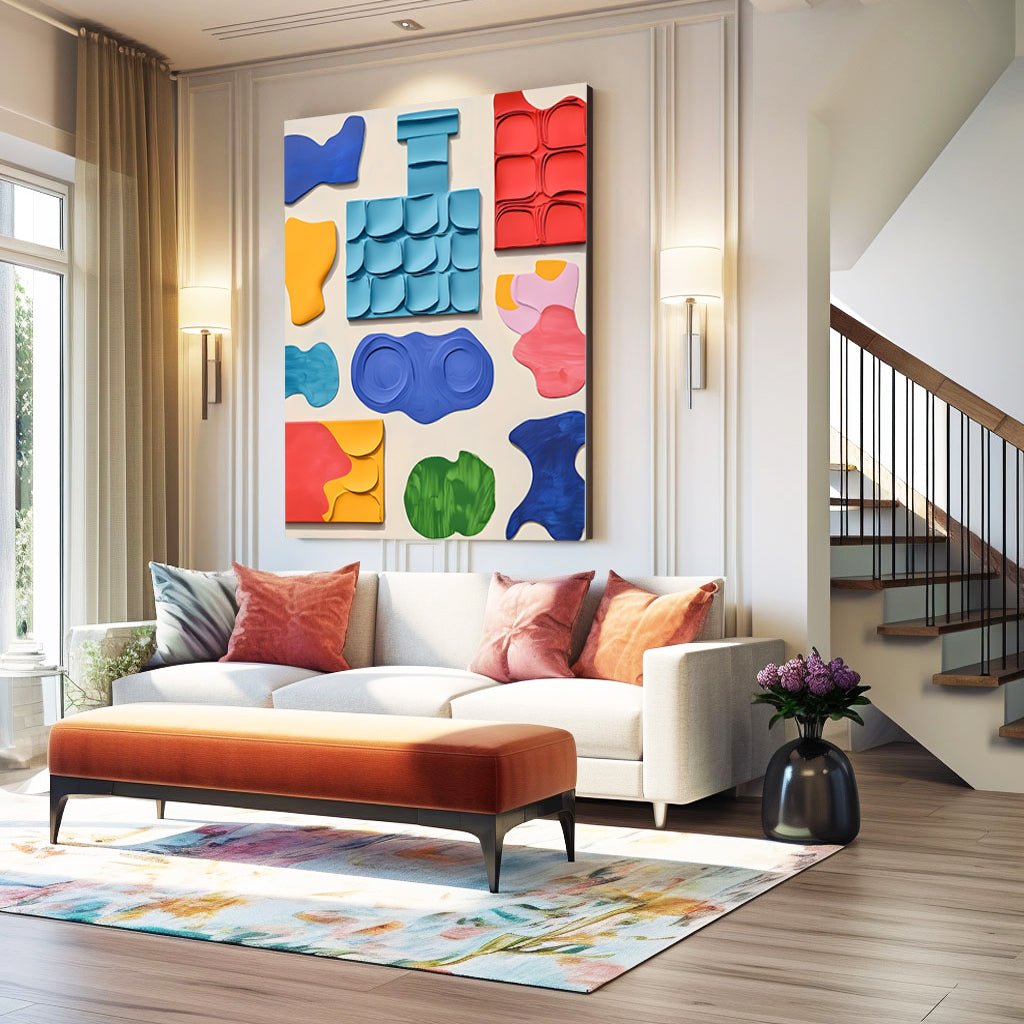 Abstract Painting "Textura de Diversidad”