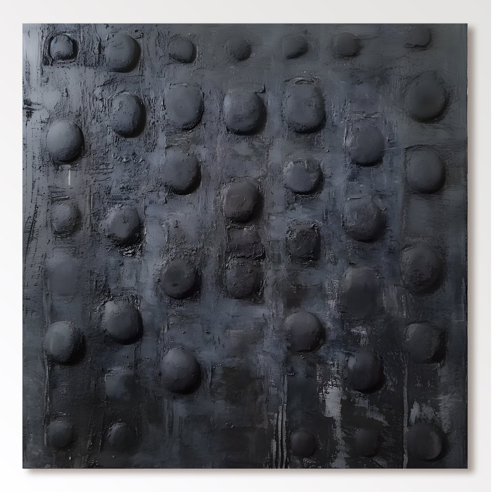 Abstraktes Gemälde „Textura Oscura“