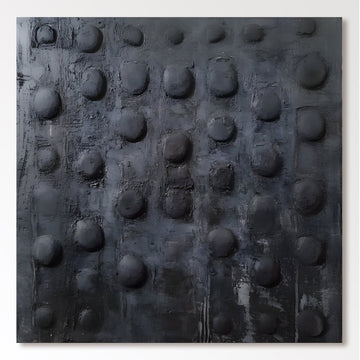 Abstraktes Gemälde „Textura Oscura“