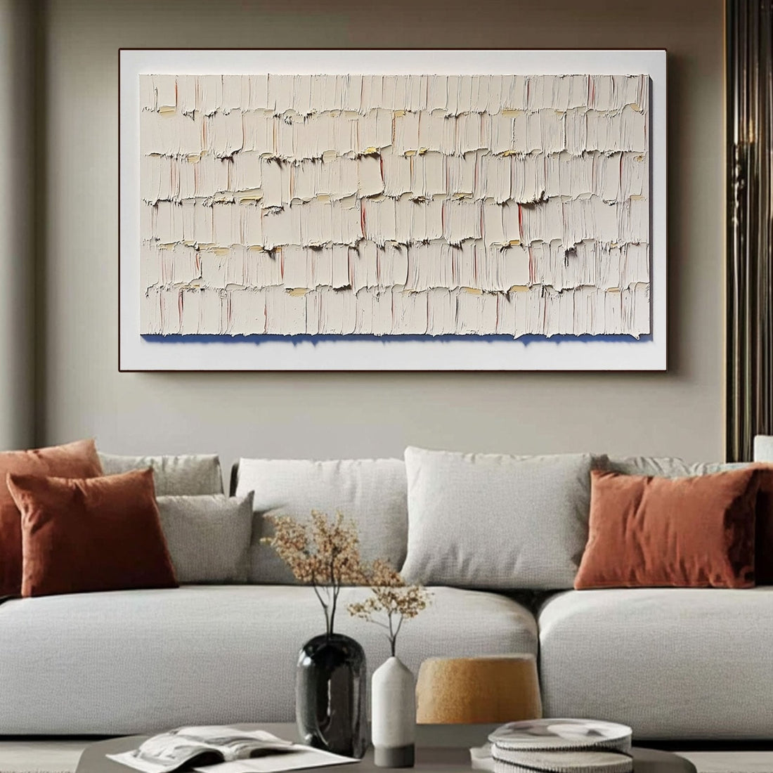 Abstract Painting "Texturas Sost��n"