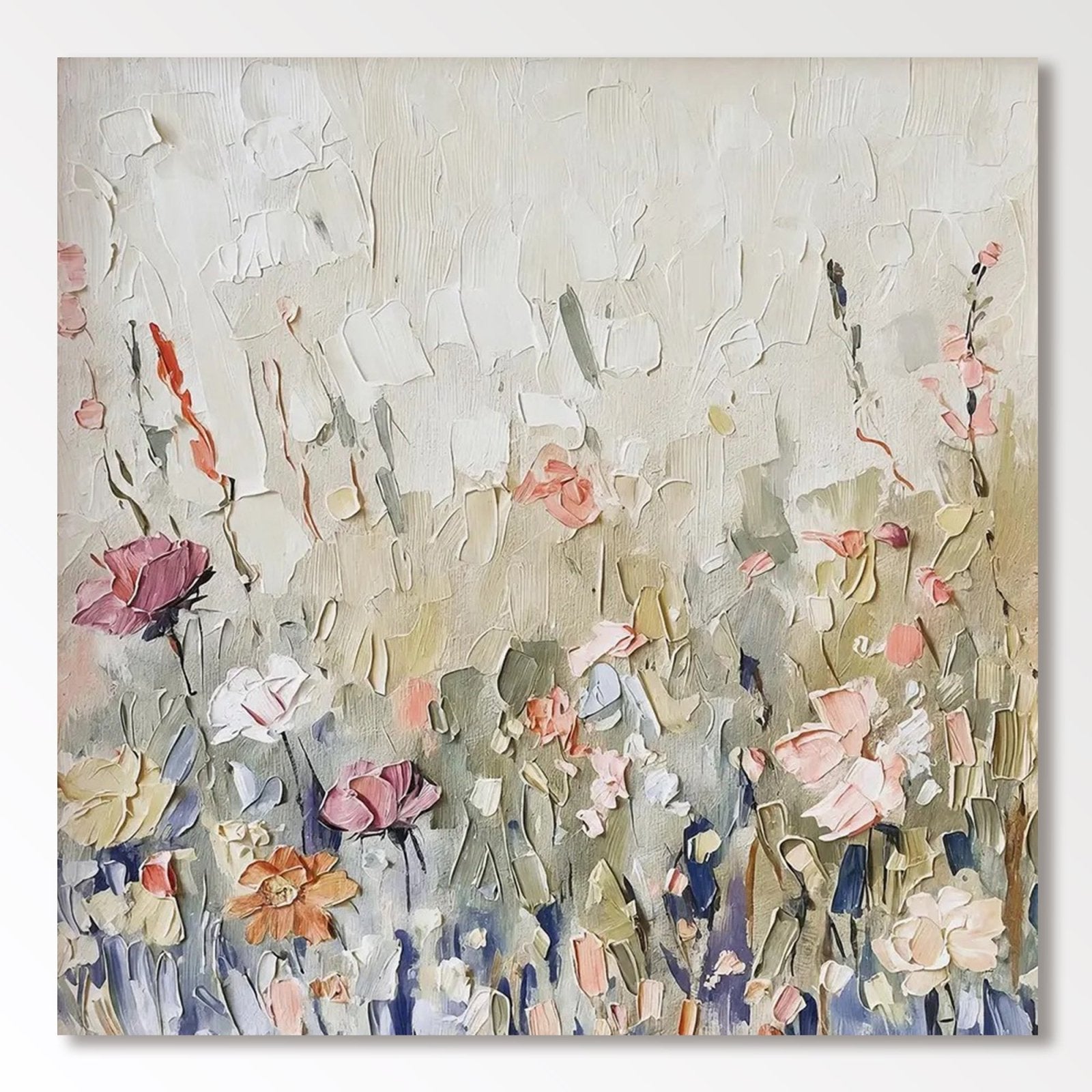 Abstrakt maleri "Tiempo Florecido"