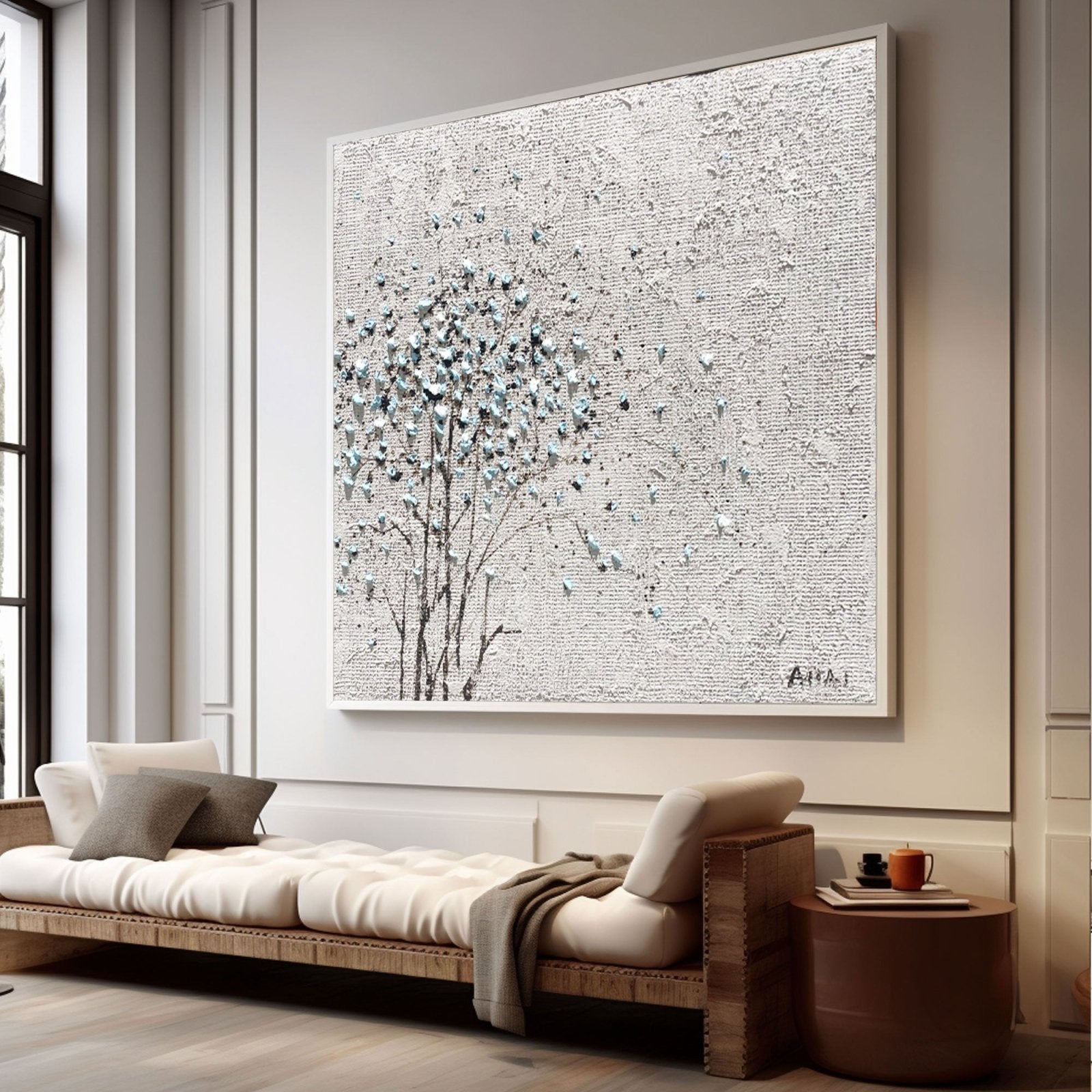 Abstract Painting "Trädets Glimt”