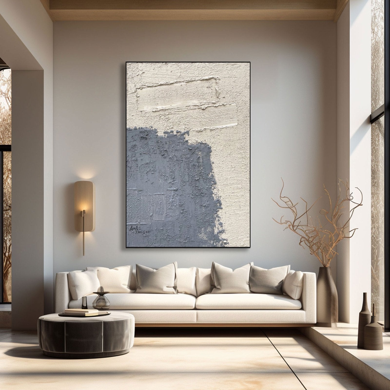 Abstract Painting "Unión de Texturas”