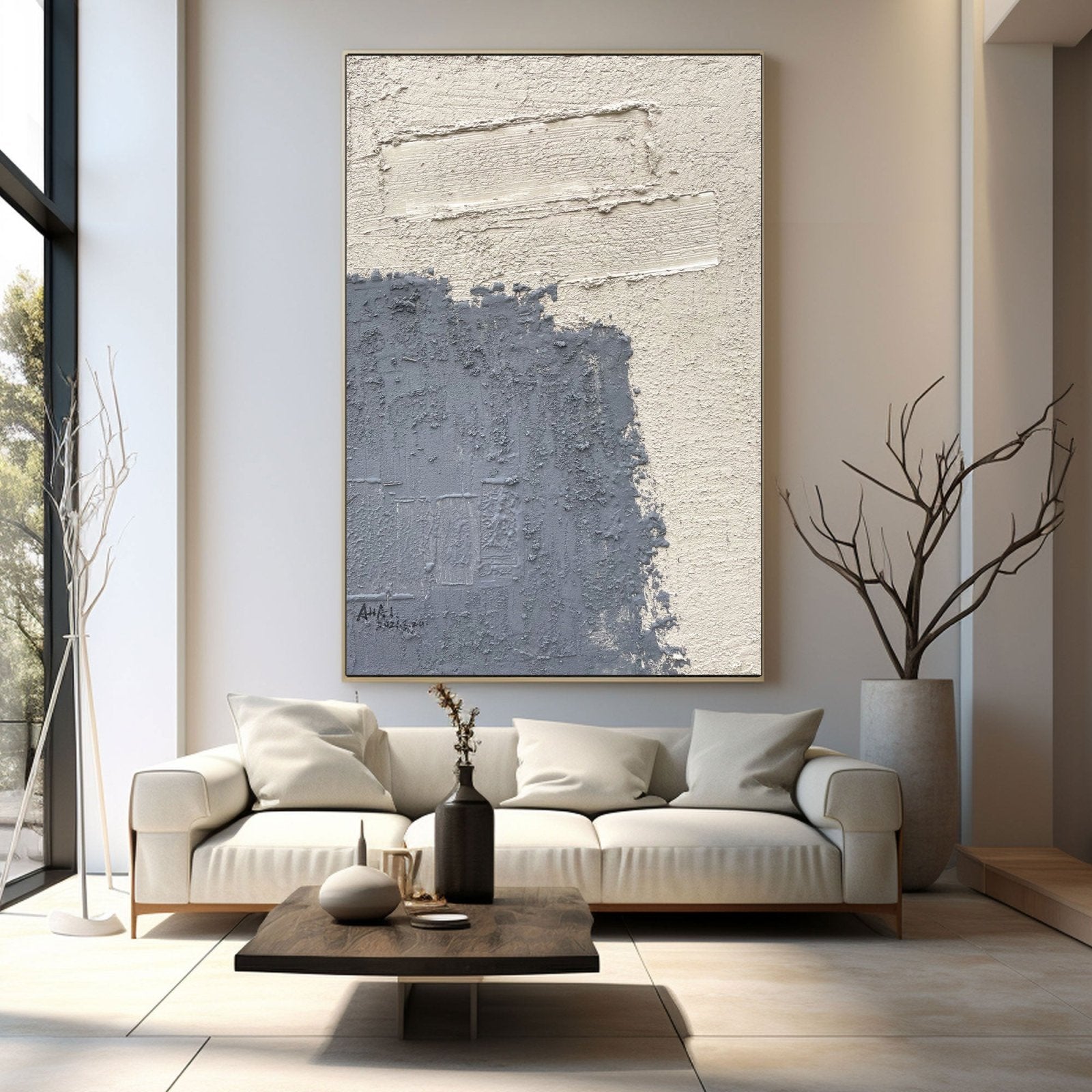 Abstract Painting "Unión de Texturas”