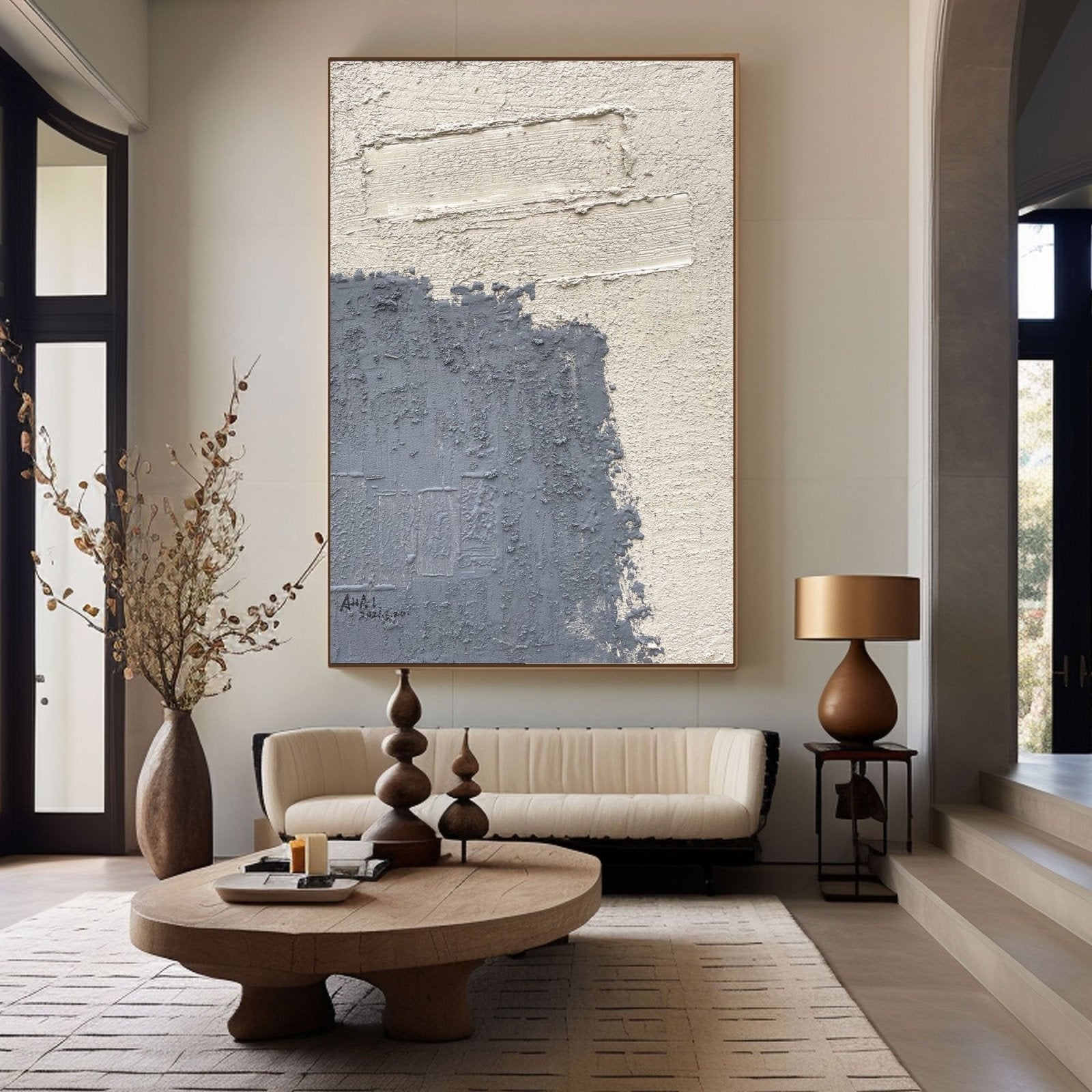 Abstract Painting "Unión de Texturas”
