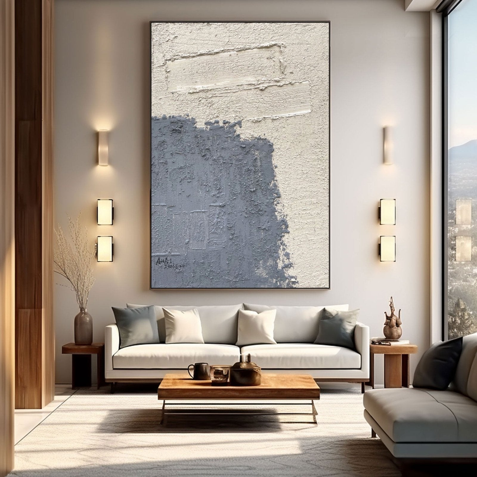Abstract Painting "Unión de Texturas”