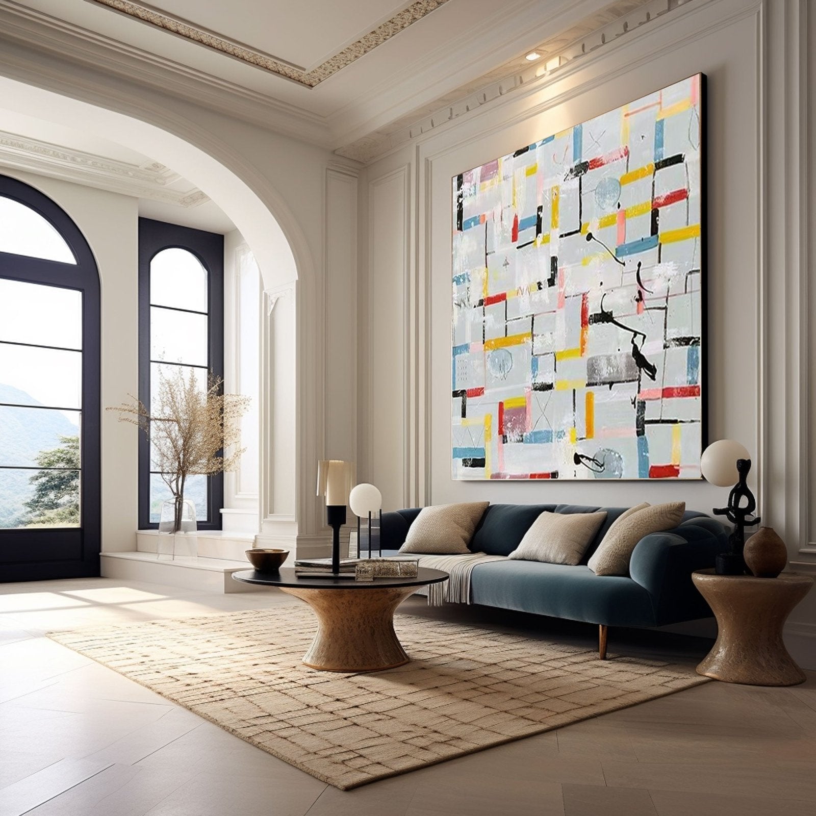 Abstract Painting "Urban Symphony"