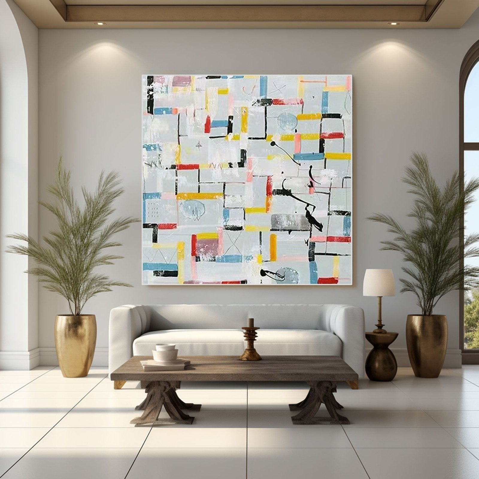 Abstract Painting "Urban Symphony"