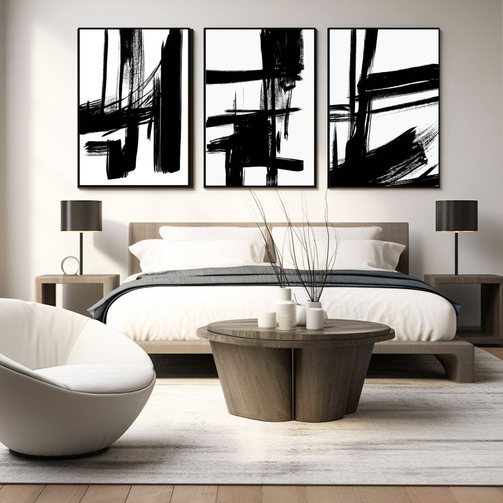 Abstract Painting "Vacío Trazado"