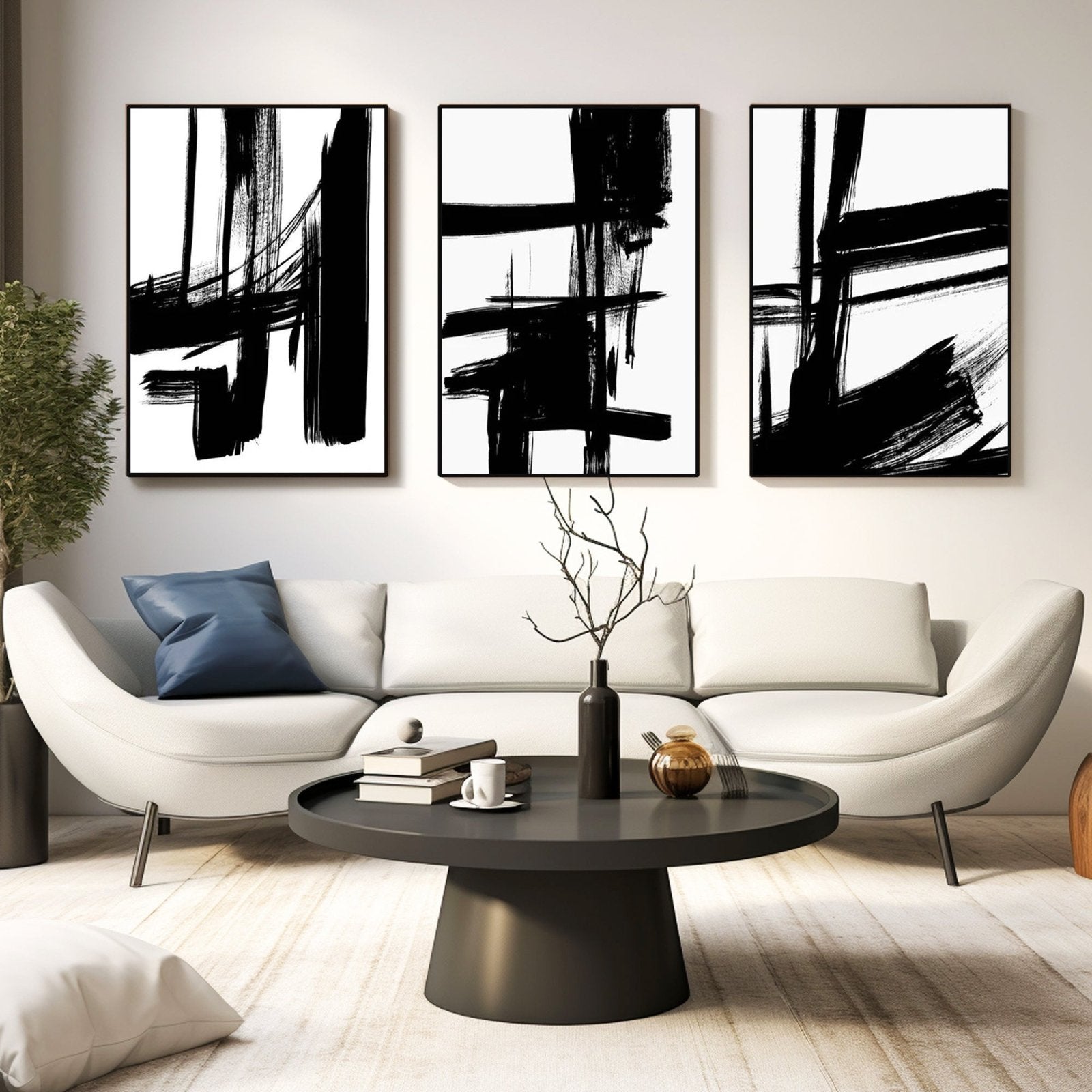 Abstract Painting "Vacío Trazado"